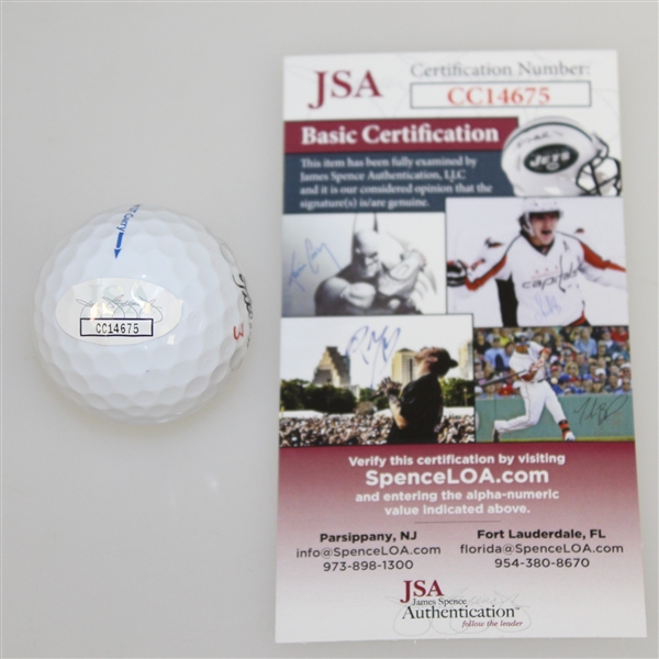 Danny Willett Signed Augusta National Golf Club Classic Logo Golf Ball JSA #CC14675