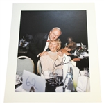 Arnold Palmer Signed Alexanders Dinner Photo with Dinah Shore PSA/DNA #AG01104