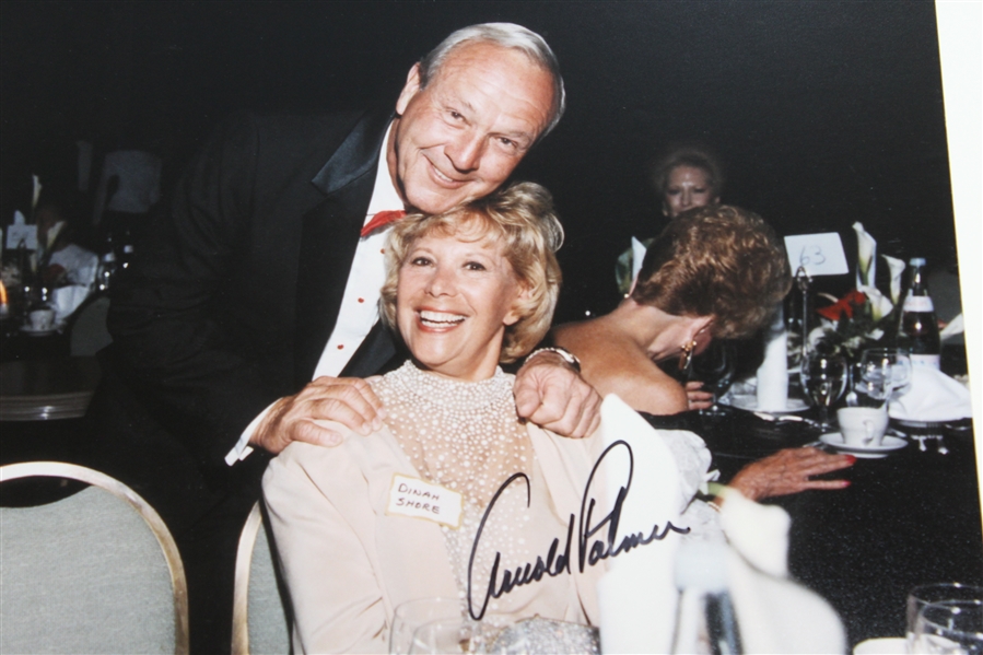 Arnold Palmer Signed Alexander's Dinner Photo with Dinah Shore PSA/DNA #AG01104