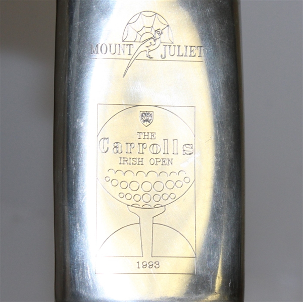 The Carrolls Irish Open Golf Irish Pewter Pocket Whiskey Flask - 1993