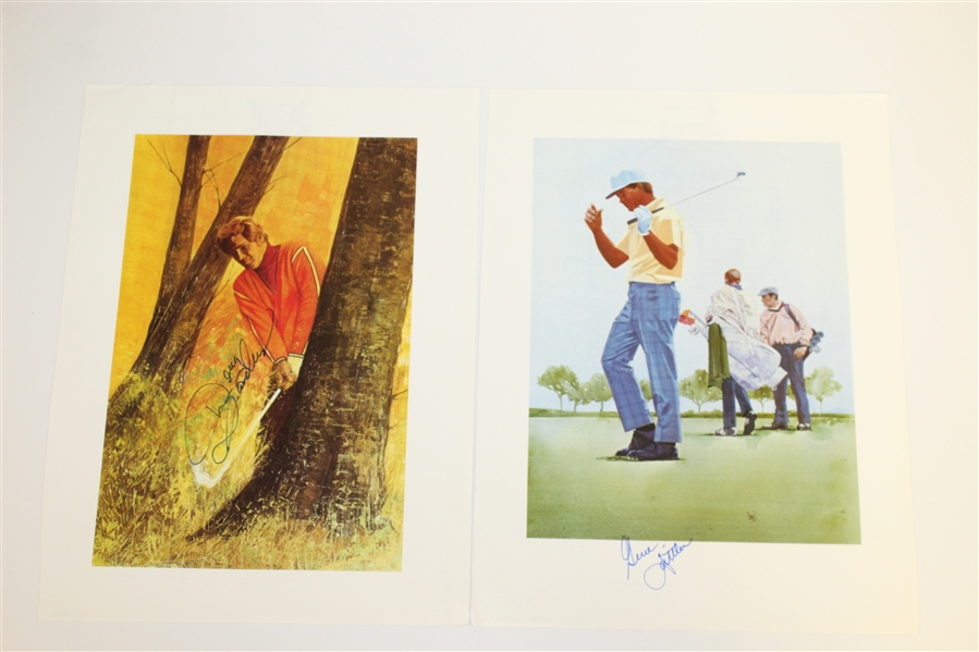 Ryder Cup History Book Pages Signed by Nelson, Faldo, Ford, & 15 others JSA ALOA