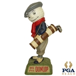1950s Dunlop Golf Ball Caddie "We Play Dunlop" Advertising Figural Point Of Purchase Display