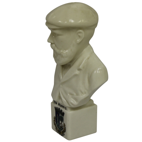 Ole Tom Morris City of St. Andrews Hewitt Brothers  Glazed China Bust Figurine