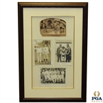 Original 1931 U.S. Ryder Cup Team Photo with Others Inc. Sarazen, Armour, & Burke - Framed