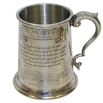 St. Andrews The Old Course Pewter Golf Tankard - Made in England