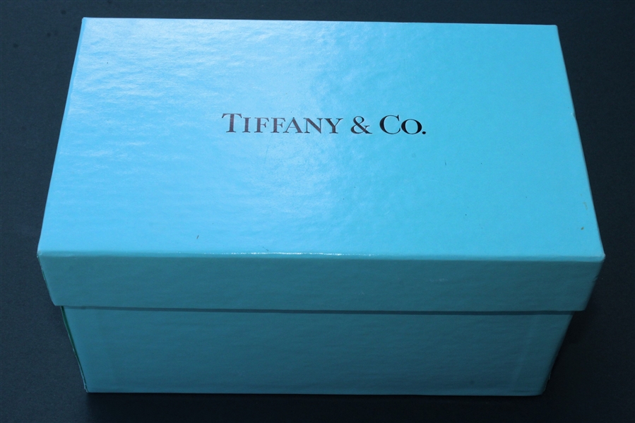 Tiffany & Co Luxury Large Leaded Crystal Art Glass Golf Club in Original Tiffany Box - 6 Tall