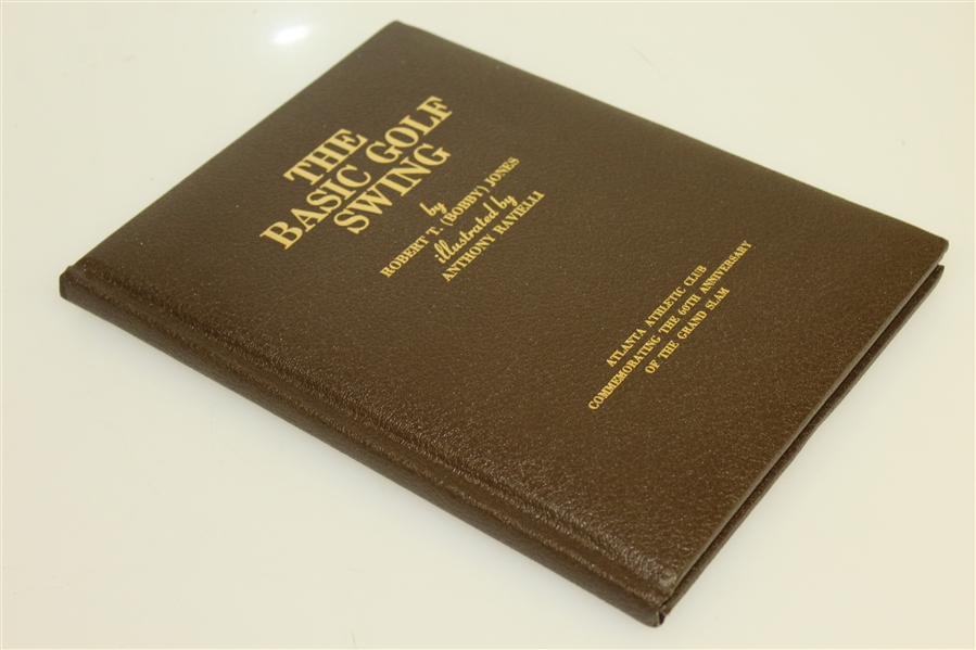 Ltd Ed 'The Basic Golf Swing' by Robert T. Bobby Jones with Facsimile 1933 SGA Program