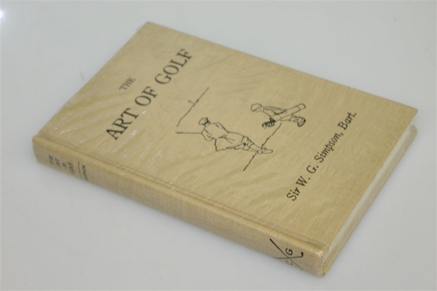 'The Art of Golf by Sir W.G. Simpson - New in Shrink Wrap