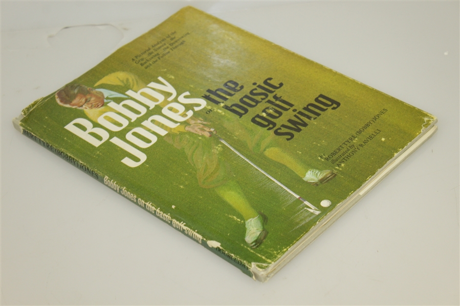 1969 Bobby Jones one the Basic Golf Swing 1st Edition Book with Dust Jacket