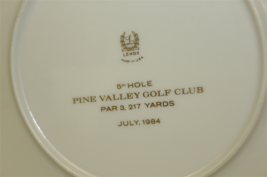 Pine Valley Golf Club Lenox Warner Shelly Bowl - 5th Hole