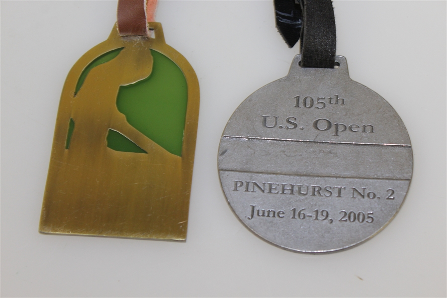 2005 US Open at Pinehurst Valuables Pouch with Bag Tag & other '1895' Bag Tag