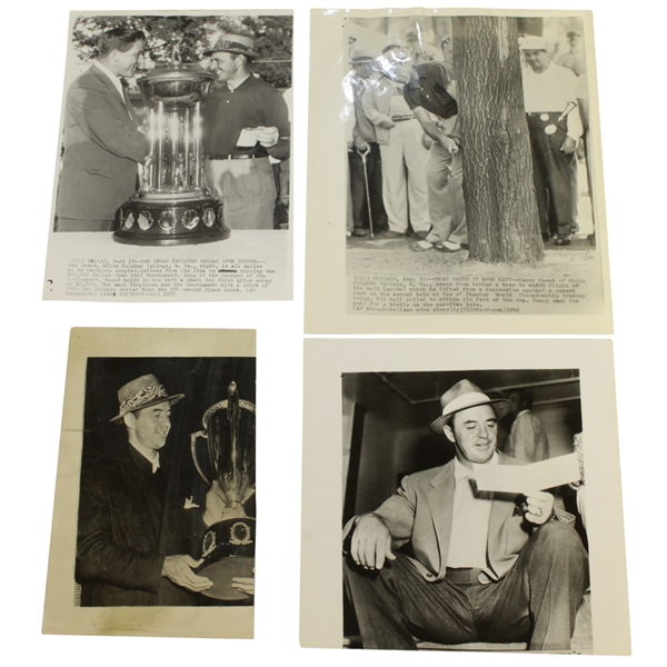 1940's & 1950's Sam Snead Wire Photos - Four