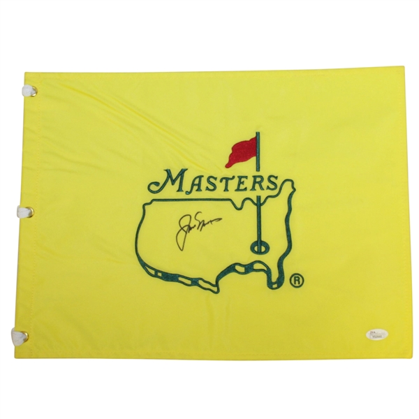 Jack Nicklaus Signed Undated Masters Embroidered Flag FULL JSA #Y52660