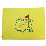 Jack Nicklaus Signed Undated Masters Embroidered Flag FULL JSA #Y52660