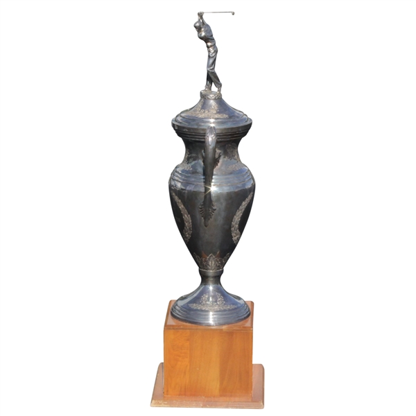 Original Horton Smith Trophy Awarded Annually to An Individual PGA Pro For Outstanding & Continuing Contributions To Education 44 Tall 