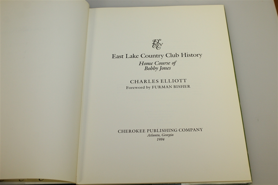 Philadelphia Cricket Club, Clinton CC, & East Lake Country Club History Books