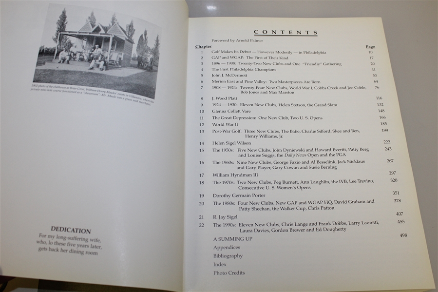 'A Centennial Tribute to GOLF in Philadelphia' by James W. Finegan Book