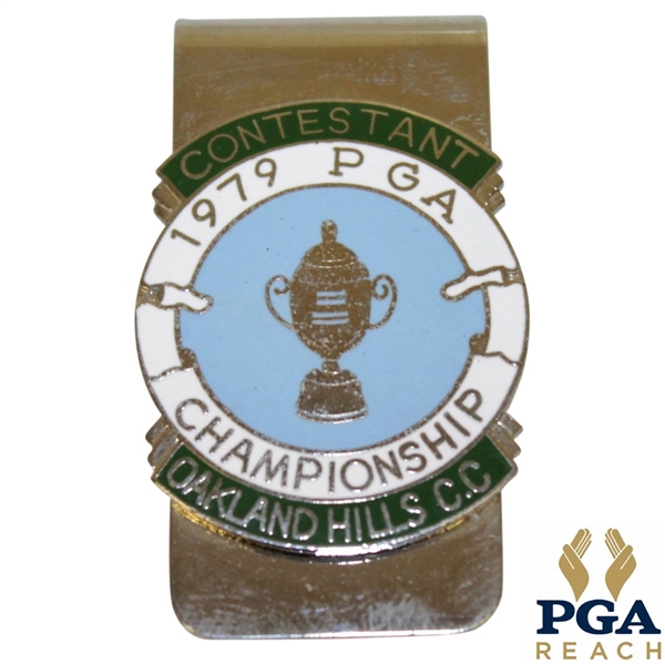 1979 PGA Championship at Oakland Hills CC Contestant Badge -  David Graham Winner