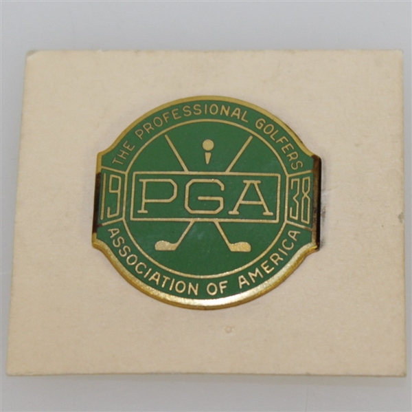 1938 PGA Championship at Shawnee CC contestant Badge - Paul Runyan Winner