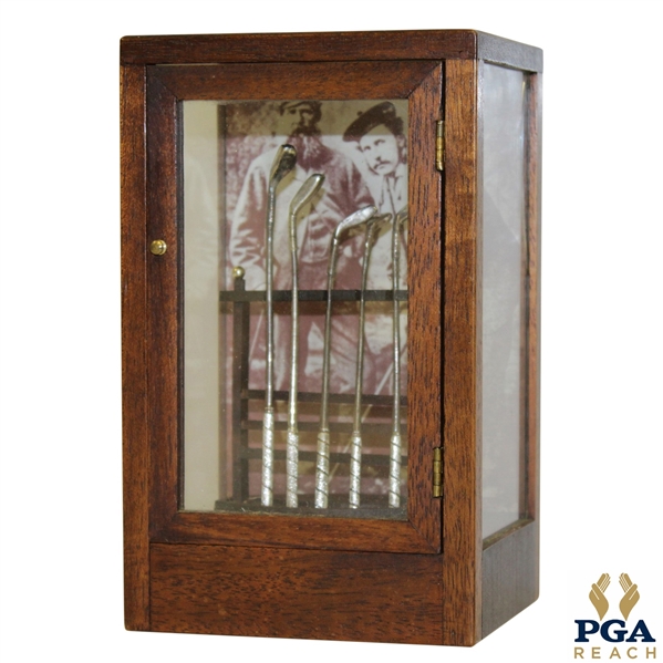 Old & Young Tom Morris 1987 Memorial Tournament Sterling Silver 5 Replica Woods