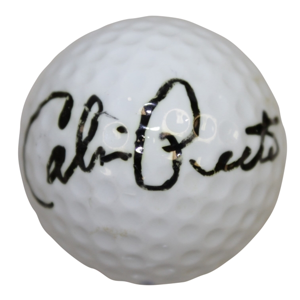 Calvin Peete Signed Dunlop CocaCola Logo Golf Ball JSA ALOA