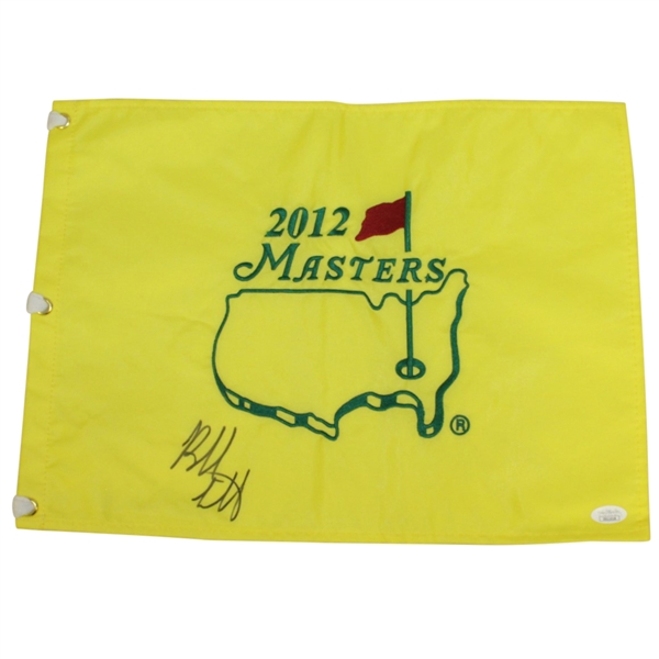 Bubba Watson Signed 2012 Masters Embroidered Flag JSA #DD11018