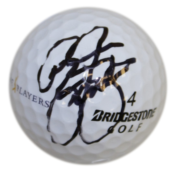 Rickie Fowler Signed 'The Players' Bridgestone Logo Golf Ball JSA #DD17227