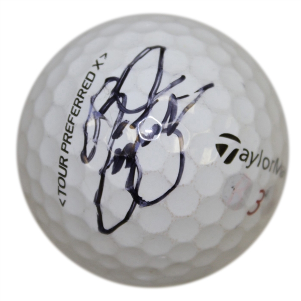 Rickie Fowler Signed Masters Logo Golf Ball BECKETT #F01973