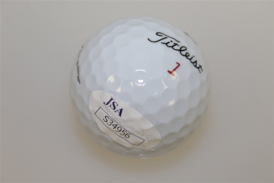 Jordan Spieth Signed Titleist Logo Golf Ball JSA #S34956