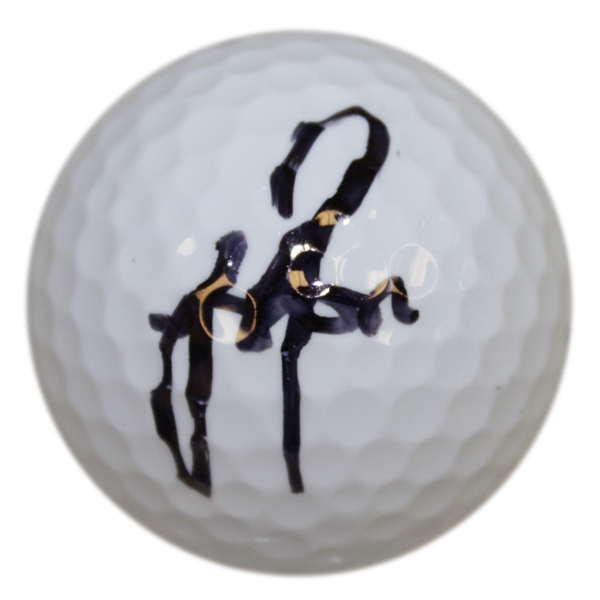 Justin Rose Signed Titleist Logo Golf Ball JSA #CC66631