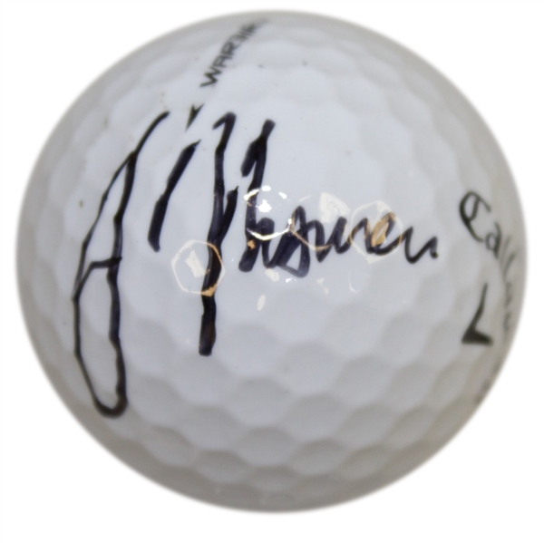 Justin Thomas Signed Callaway Logo Golf Ball JSA #DD17226