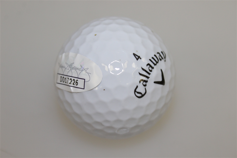 Justin Thomas Signed Callaway Logo Golf Ball JSA #DD17226