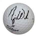 Tiger Woods Signed Titleist DT Golf Ball FULL JSA #Z97357