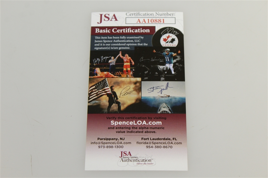 Seve Ballesteros & Colin Montgomerie Signed 2000 St. Andrews Graduation Program JSA #AA10881