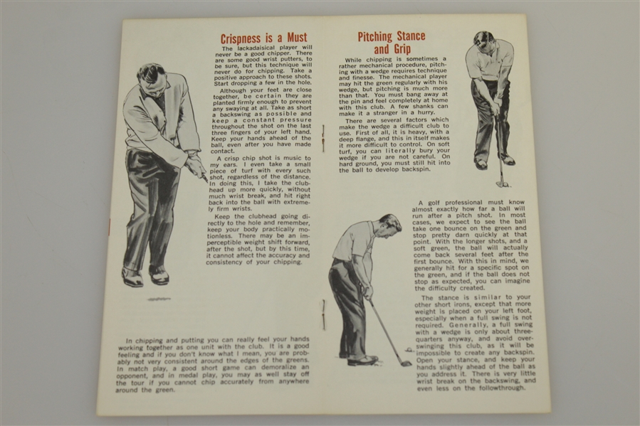 Six Arnold Palmer 1964 Instructional Advertising Booklets - Texaco