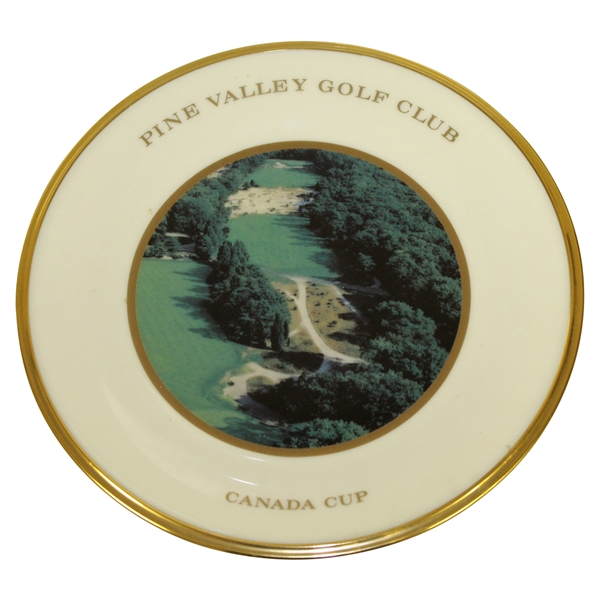Pine Valley Golf Club Canada Cup Trophy Lenox Plate