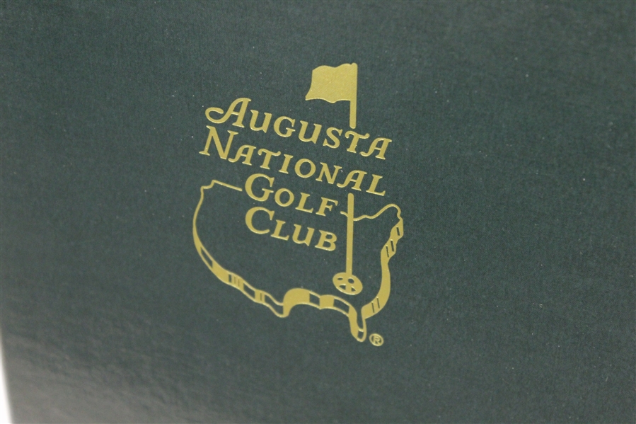 Augusta National Golf Club Member Undated Hard Cover Complete Menu