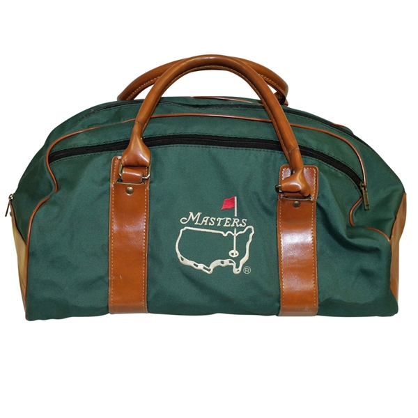 Classic Masters Tournament Leather & Canvas Duffel Bag - Excellent Condition