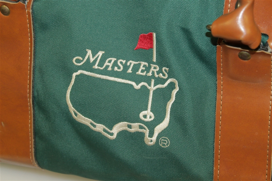 Classic Masters Tournament Leather & Canvas Duffel Bag - Excellent Condition