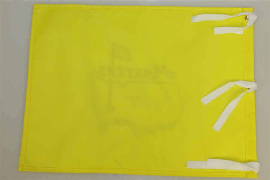 Gary Player Signed Undated Masters Embroidered Flag with Years Won Inscr. JSA FULL #Z93635