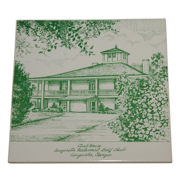Augusta National Golf Club Clubhouse Ceramic Tile/Plate