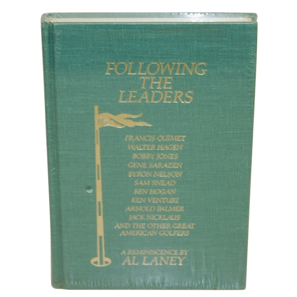 'Following the Leaders' Golf Book by Al Laney - Jones, Hagen, Ouimet, & others - Sealed in Shrink Wrap 
