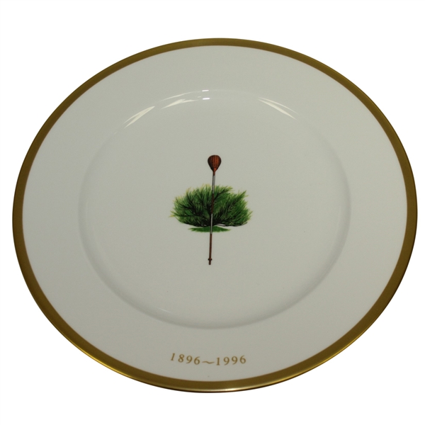Merion Golf Club 1896-1996 Anniversary Ceramic Plate by Boehm in Box