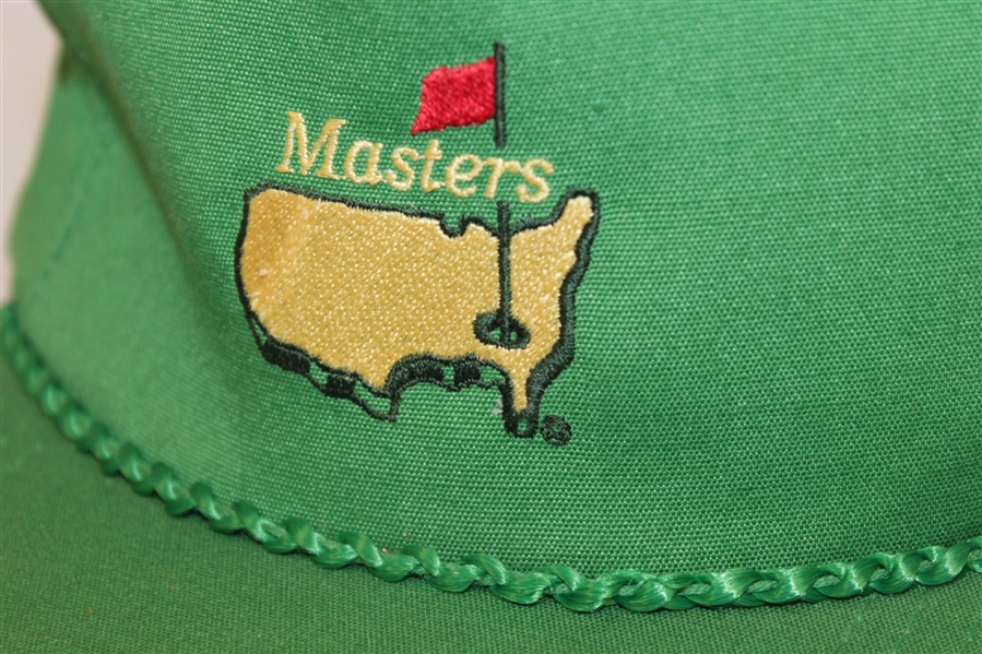 Classic Augusta National Golf Shop Green Masters Hat - 1980's