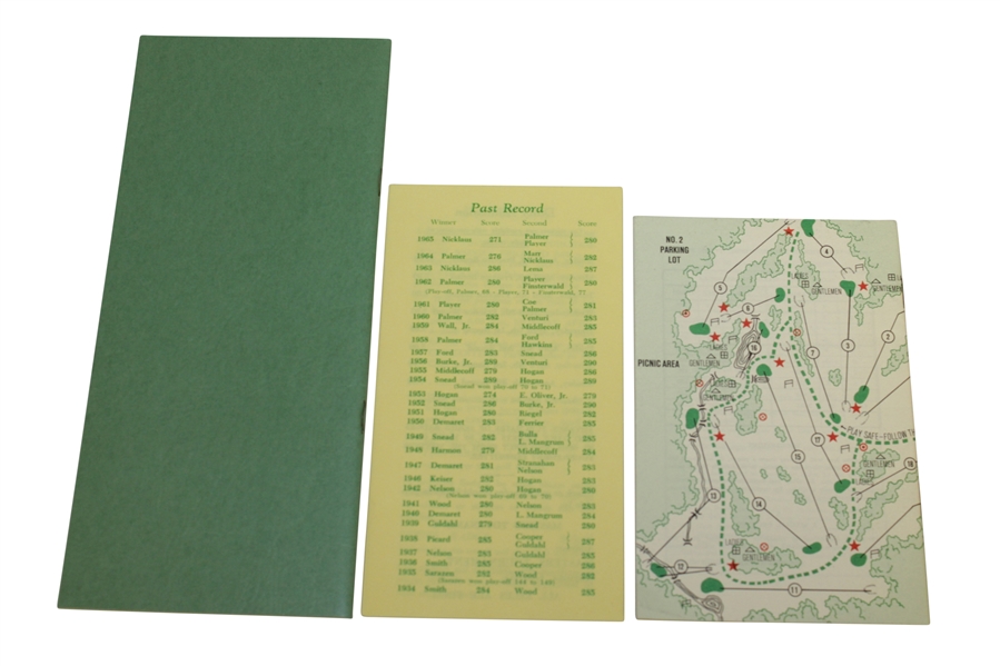 1966 Masters Items - Badge, Spec Guide, Records Pamphlet & Booklet, Pairing Sheets, & Misc Correspondence