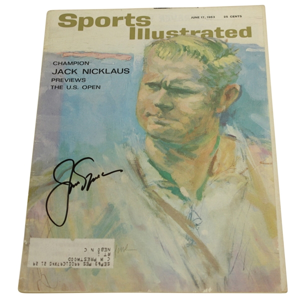 Jack Nicklaus Signed June 17, 1963 Sports Illustrated Magazine JSA #Q49314