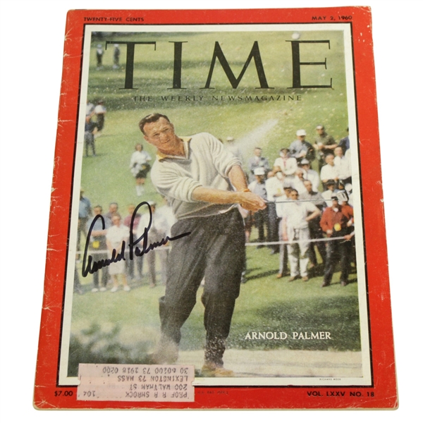 Arnold Palmer Signed May 2, 1960 TIME Magazine JSA #Q49428