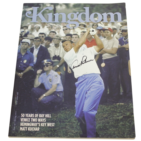 Arnold Palmer Signed Spring 2011 KINGDOM Magazine JSA ALOA