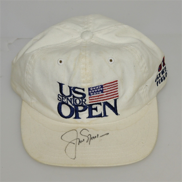 Jack Nicklaus Signed US Senior Open Hat - Used JSA ALOA
