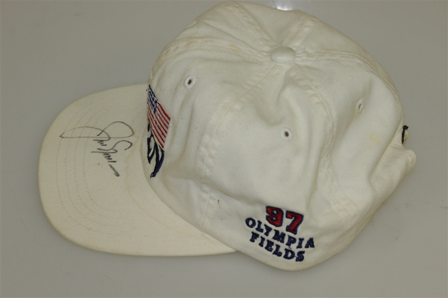 Jack Nicklaus Signed US Senior Open Hat - Used JSA ALOA